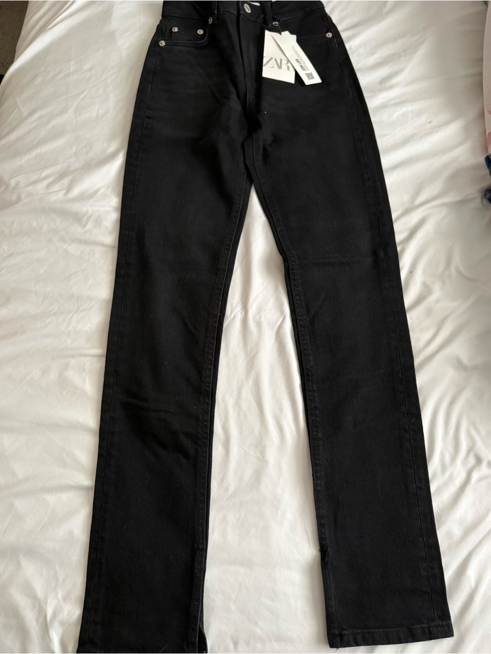 ZARA Black Straight Leg Women's Jeans